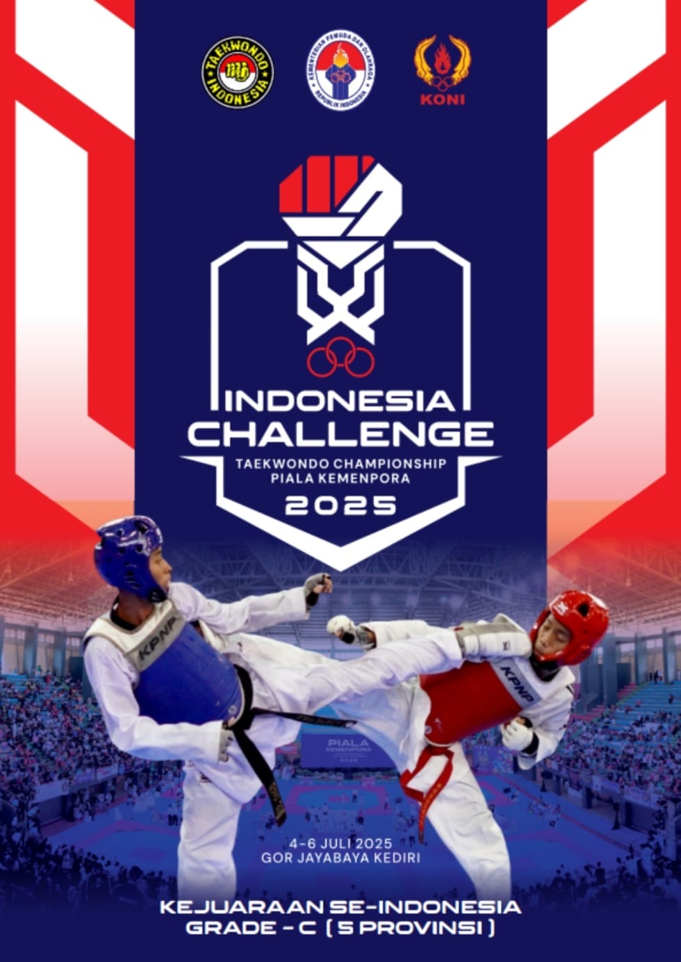 Ajang Pertarungan Prestasi Taekwondo di Tanah Air Taekwondo Indonesia Dojang josmajogja